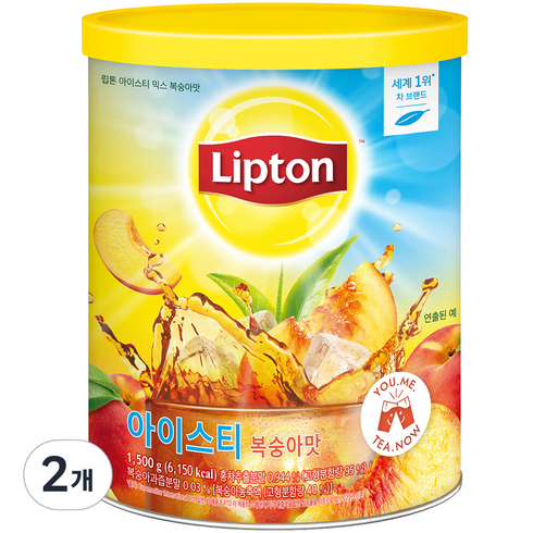 립톤 아이스티 분말, 1.5kg, 1개입, 2개