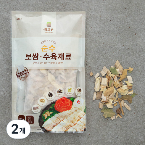 수육체 - 순수 보쌈 수육 재료, 70g, 2개