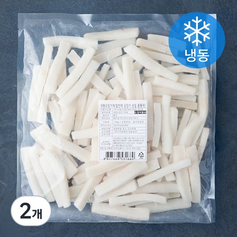 손질 오징어300g8팩 - 알찬해 오징어 손질 몸통채 (냉동), 2개, 1.6kg