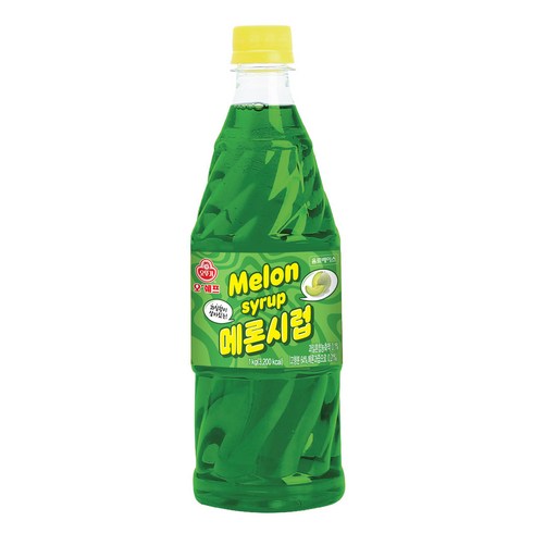 멜론시럽 - 오뚜기 메론시럽, 1kg, 1개