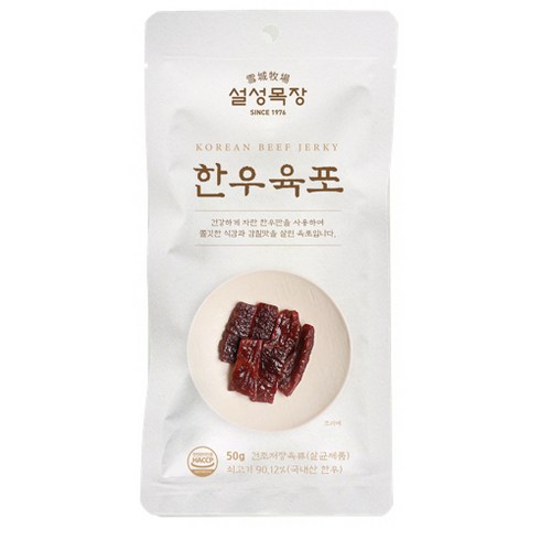 설성목장 한우 육포, 1개, 50g