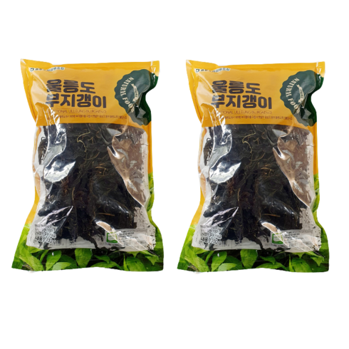 해뜨는섬 울릉도 부지갱이, 100g, 2개