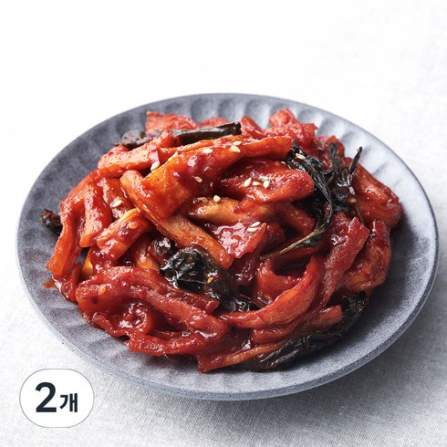 반찬단지 무말랭이 무침, 1kg, 2개