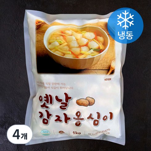 옛날 감자옹심이 (냉동), 1kg, 4개