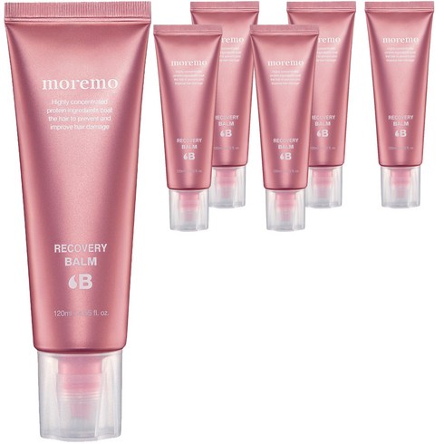 모레모 노워시 바르는 트리트먼트 리커버리 밤 B, 120ml, 6개