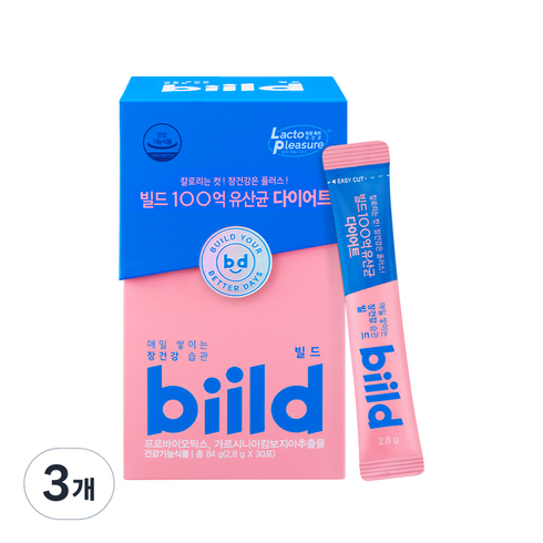 biild 100억 유산균 다이어트 30p, 3개, 45g