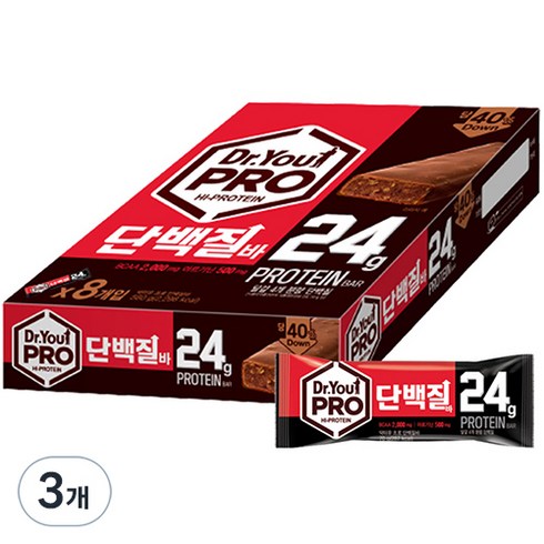 아임해핀 - 닥터유 프로 단백질 바, 560g, 3개