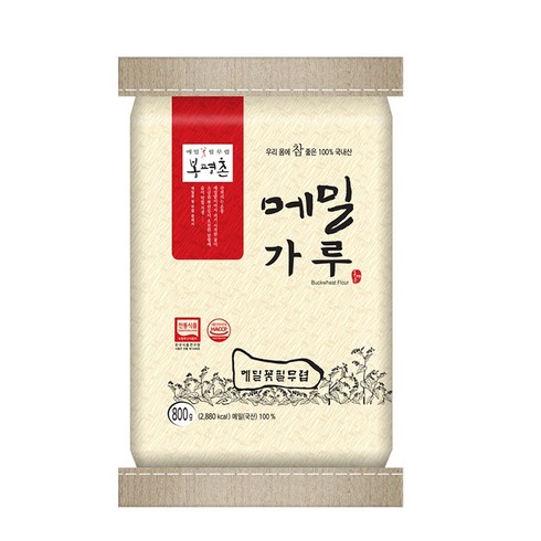 봉평촌 메밀가루, 800g, 1개