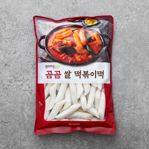 2023년 가성비 최고 사과떡볶이 - 곰곰 쌀떡볶이떡, 1kg, 1개