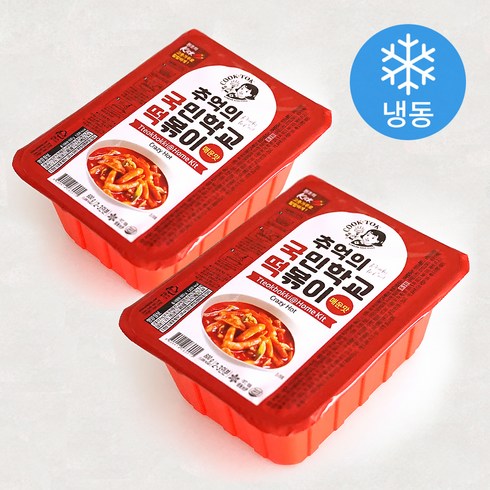추억의 국민학교 떡볶이 매운맛 (냉동), 600g, 2개
