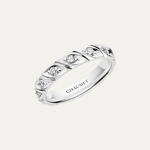 쇼메반지 - CHAUMET 쇼메 여성용 토르사드 웨딩밴드 반지 095904