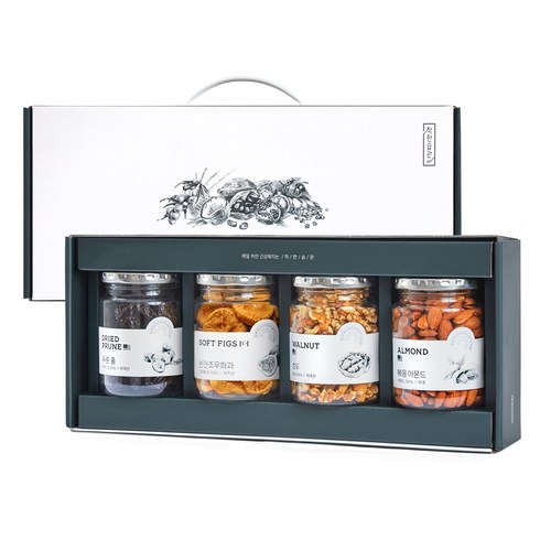 2023년 가성비 최고 3만원선물 - 착한습관 견과 앤 건과 4종 선물세트, 820g, 1세트