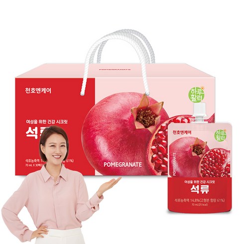 석류즙70ml30개입 - 천호엔케어 하루활력 석류즙, 30개, 70ml