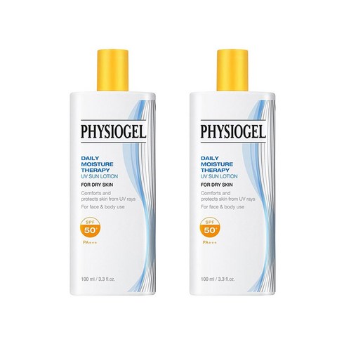피지오겔 데일리 모이스쳐 UV 패밀리 썬 로션 SPF50+ PA+++, 100ml, 2개