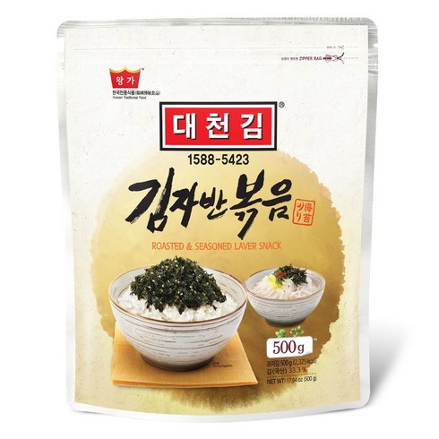 대천 김자반 - 대천김 재래 김자반볶음, 500g, 1개