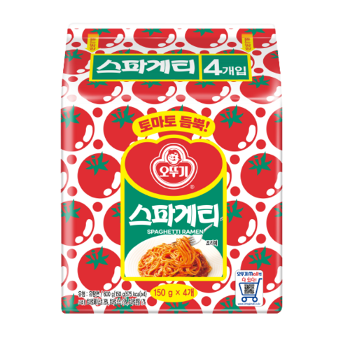 오뚜기 스파게티, 150g, 4개