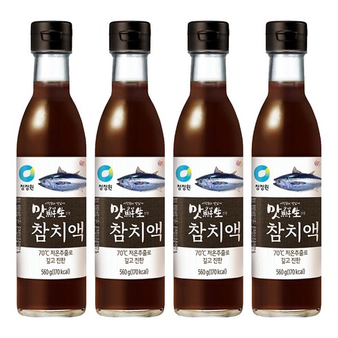 맛선생 참치액, 560g, 4개
