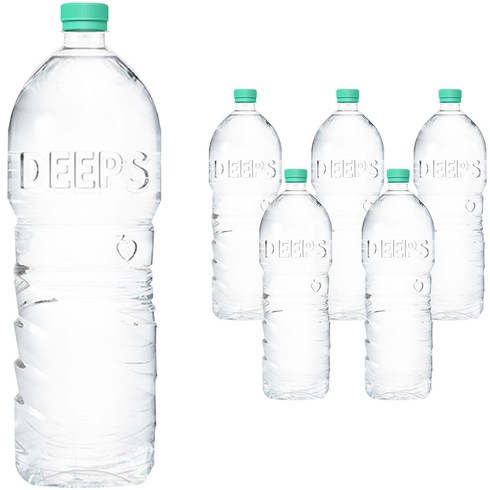 딥스 - Deeps 에코그린 무라벨, 2L, 6개