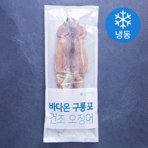 포항시인증 구룡포 건오징어 국산 (냉동), 350g(5미), 1개