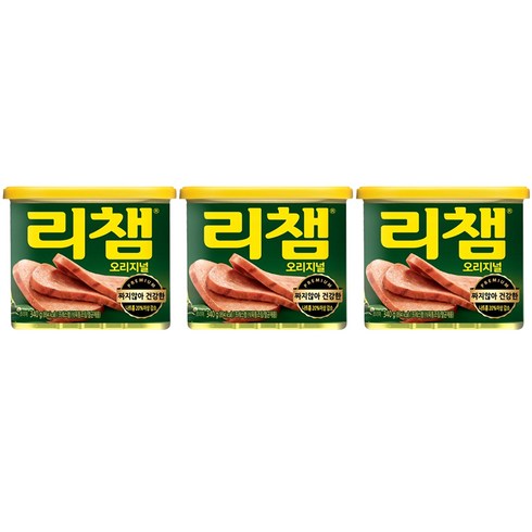 2023년 가성비 최고 중흥골드스파 - 리챔 오리지널 햄통조림, 340g, 3개입