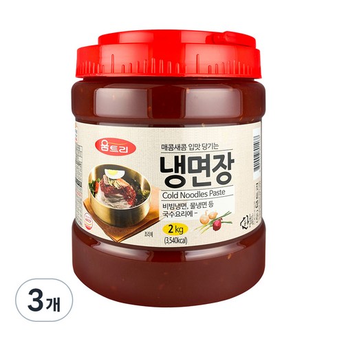 움트리냉면장 - 움트리 냉면장, 2kg, 3개