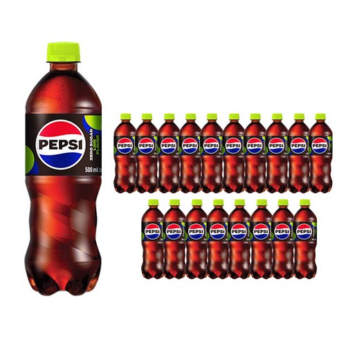 제로펩시 - 펩시 콜라 제로, 500ml, 18개