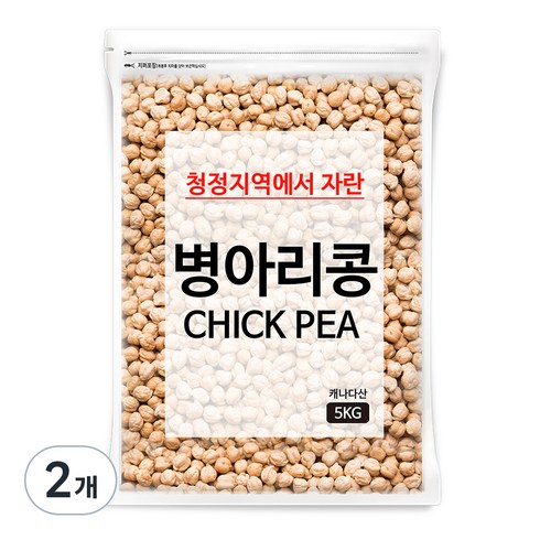 병아리콩 - 대구농산 병아리콩, 5kg, 2개