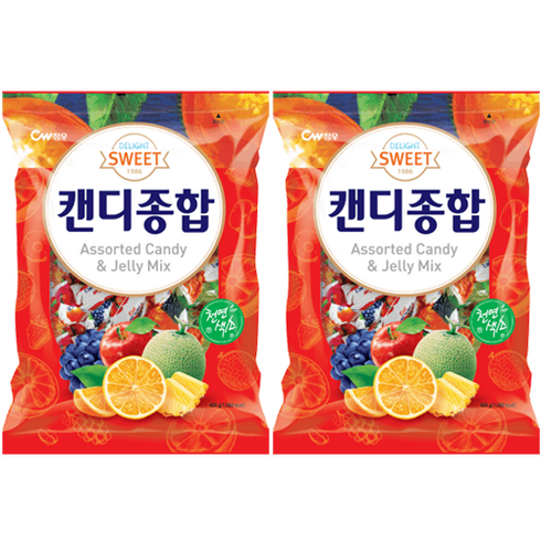 청우식품 종합 캔디, 420g, 2개