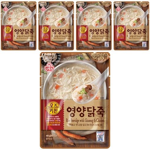 궁키친 돼지국밥 - 오뚜기 오즈 키친 영양 닭죽, 450g, 5개