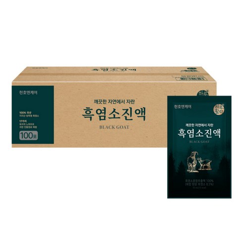 천호엔케어 깨끗한 자연에서 자란 실속형 흑염소 진액 100p, 7L, 1개