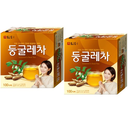 담터 둥굴레차, 1.2g, 100개입, 2개