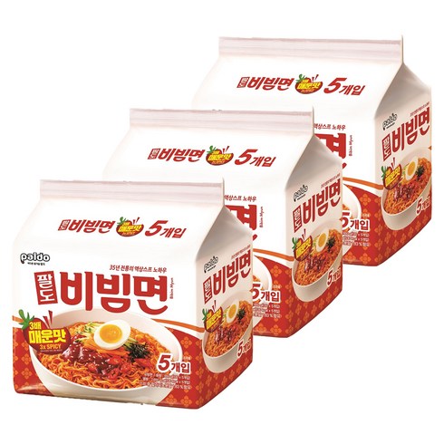 팔도 비빔면 매운맛, 15개