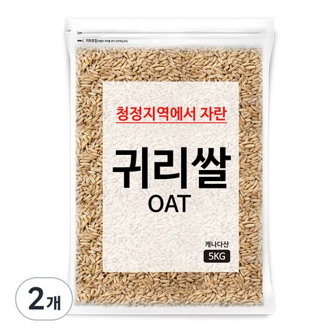 국내산 강진 쌀귀리 5kg  - 대구농산 귀리쌀, 5kg, 2개