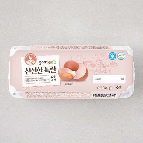 계란 10구 - 곰곰 신선한 특란, 10구, 1개