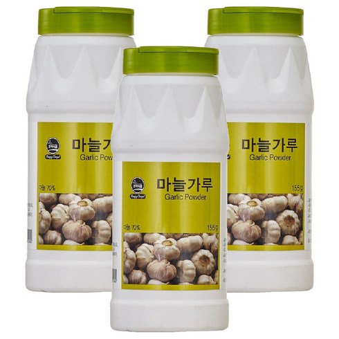 초야식품 마늘가루, 155g, 3개