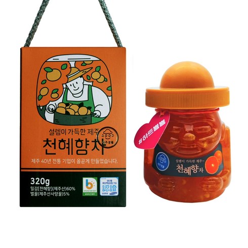 설렘이 가득한 제주 천혜향차, 320g, 1개입, 1개