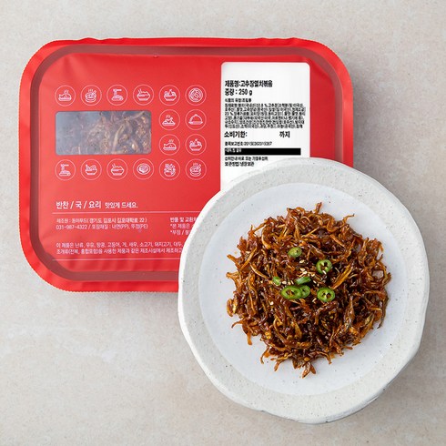 고추장멸치볶음 - 고추장멸치볶음, 250g, 1개