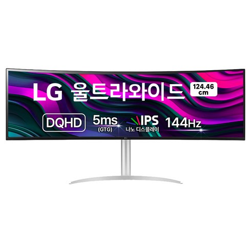 LG 울트라와이드 모니터 49WQ95C 방문설치, 124.5cm