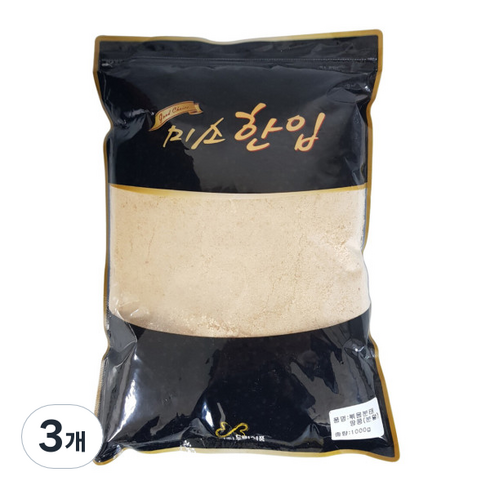 미소한입 볶음분태땅콩 분말, 1kg, 3개