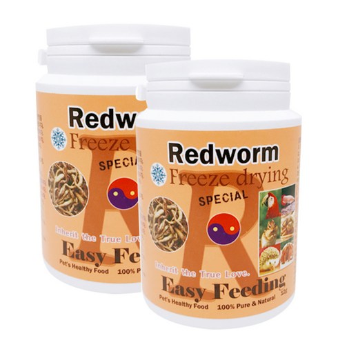 에스웜 동결건조 레드웜, 12g, 2개, 12g