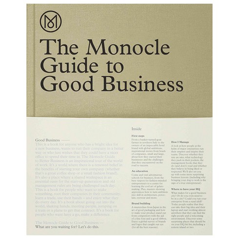 [해외도서] The Monocle Guide to Good Business, Die Gestalten Verlag