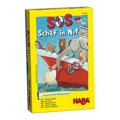 하바 SOS 양 구출 작전 보드게임 HB300142, 혼합 색상