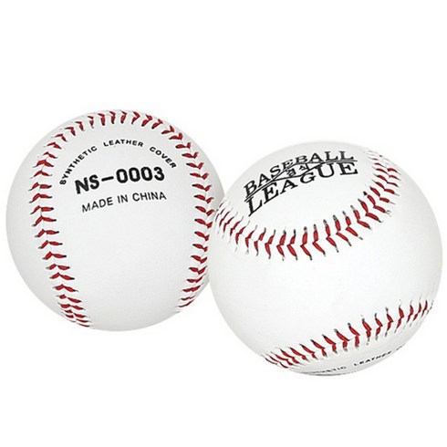 하드볼 - NS 경식 야구공 NS-0003, 2개입, 혼합 색상