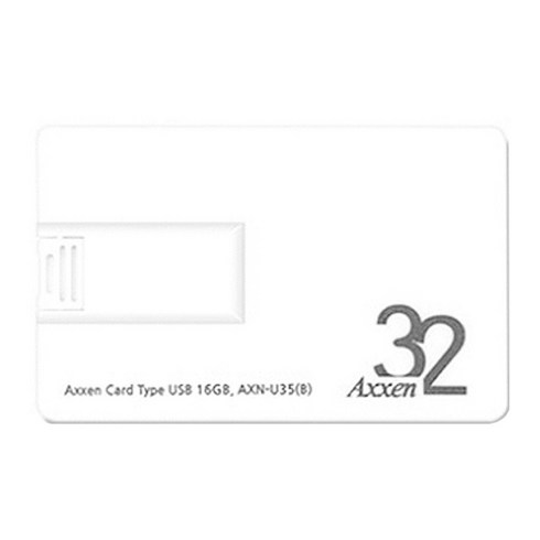액센 i PASSION 카드 스윙형 USB2.0 메모리 AXN-U35, 32GB