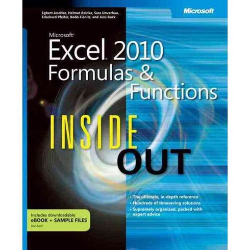 Microsoft Excel 2010 Formulas and Functions Inside Out, Microsoft Pr