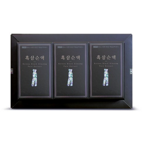천제명홍삼 흑삼 순액 + 쇼핑백, 80ml, 1세트