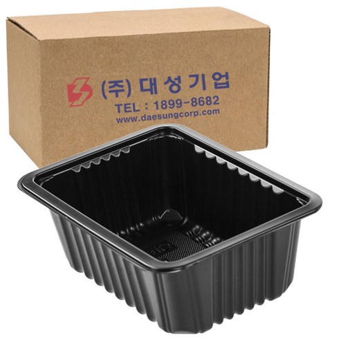 쿡앤락 실링용기 1150ml 189 x 137 x 70 mm 검정 몸통, 800개입, 1개