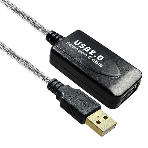 usb리피터 - 마하링크 USB 2.0 연장 리피터 무전원 케이블, 1개, 15m