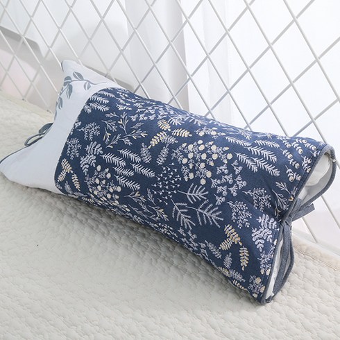 새온Stor 제시카 인견 끈베개, 네이비