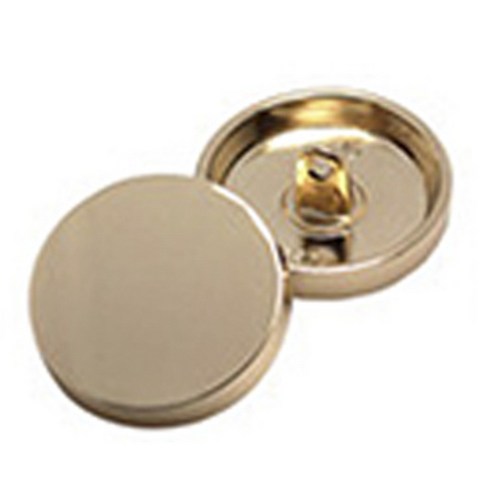 Y&M 하이퀄리티 플랫탑 메탈 버튼단추 23mm, GOLD, 10개